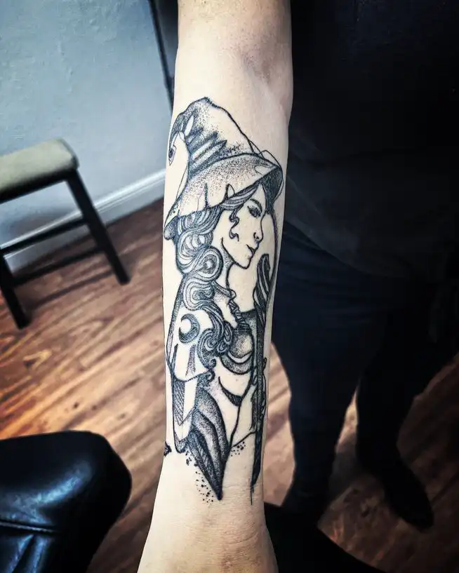 tattoo of a witch